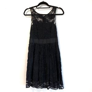 Black Lace Cocktail Dress